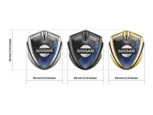 Nissan 3D Emblema Insignia Selecto Imagen Deriva 3D Manera